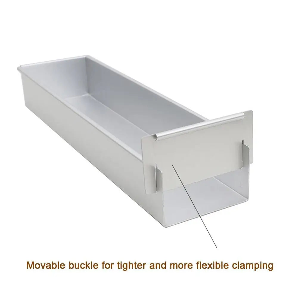 Aluminum Alloy Rectangle Tiramisu Cake Mold – Professional Baking Pan for Desserts, Layered Cakes, Pastries & Kitchen Use