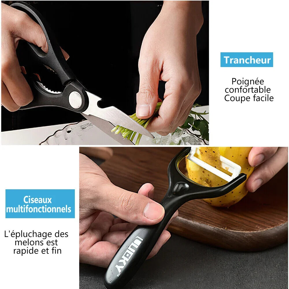 MDHAND High Carbon Stainless Steel Knives Handmade Forged Cleaver Chef Butcher Kitchen Knife Wood Handle Chef Knife Cooking Tool