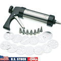 Professional Icing Set 22 Pieces Includes Nozzles Cutters Storage Box Durable Stainless Steel Easy Clean Dishwasher Safe