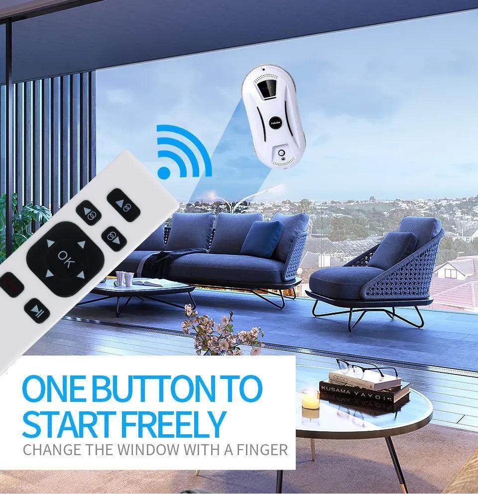 Window cleaning robot vacuum cleaner