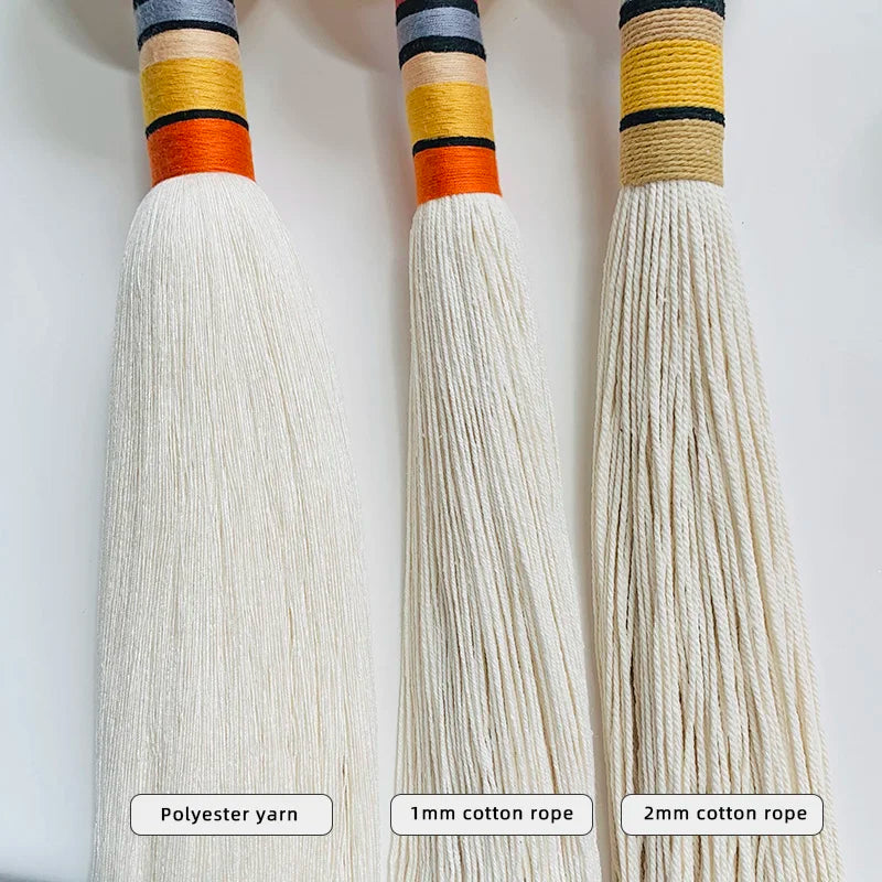 Macrame Ball Wall Hanging – Boho Handwoven Sculpture
