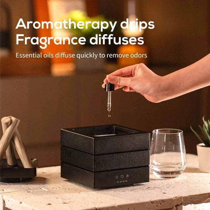 🔥 280ml Flame Aroma Diffuser – USB Humidifier with Remote & LED Light