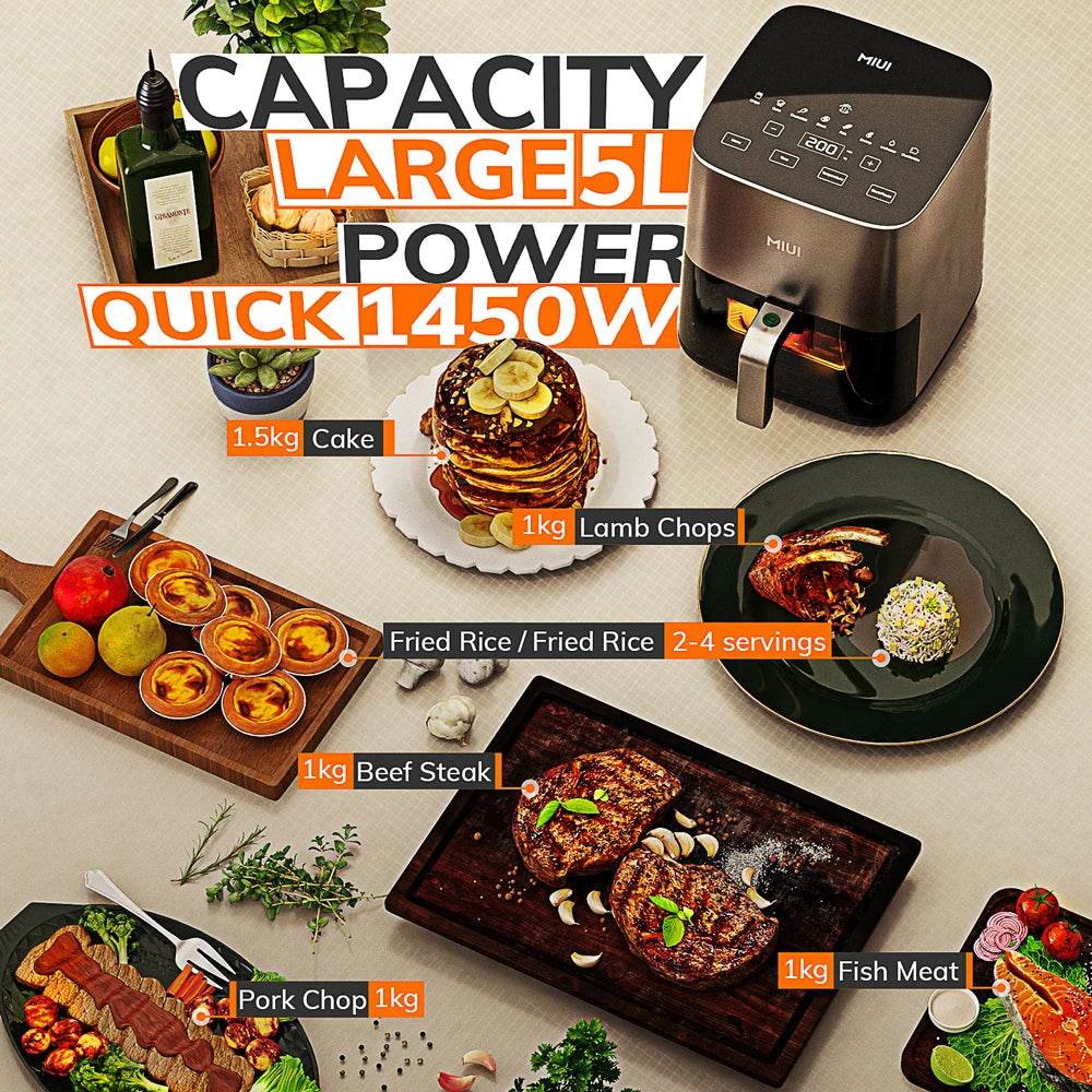 MIUI 5L Electric Air Fryer