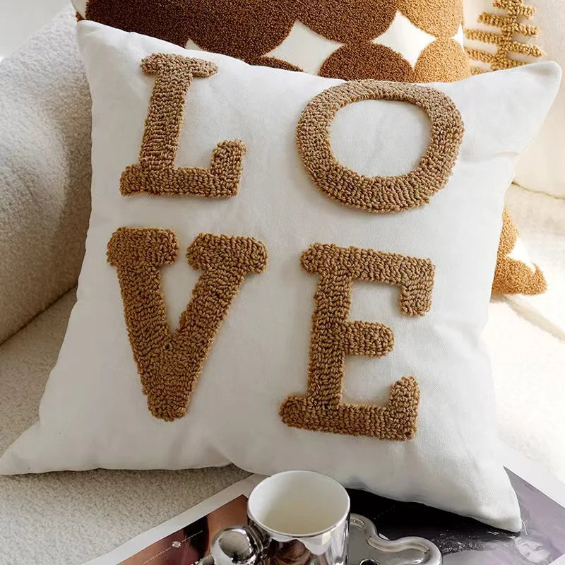 Vintage Nordic Throw Pillow Cover