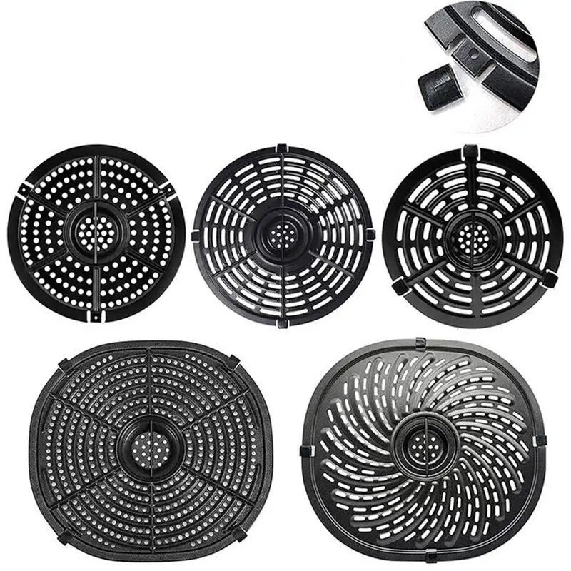 10Pcs Silicone Air Fryer Rubber Bumpers – Heat-Resistant Protective Feet Covers for Grill Pan, Basket & Kitchen Accessories
