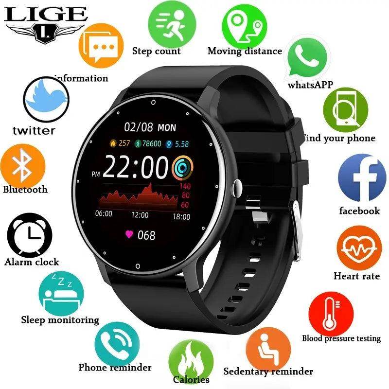 Waterproof sport Smartwatch for Men & Women