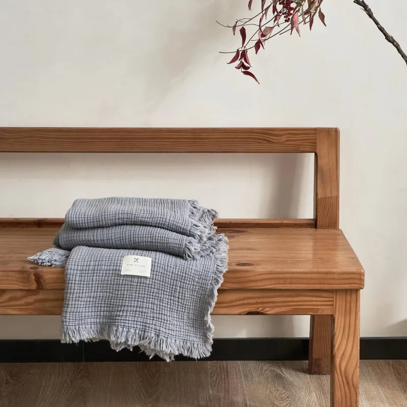 Cotton Gauze Throw Blanket