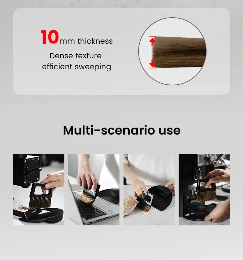 MHW-3BOMBER Coffee Bar Brush Magnetic Storage Dustpan & Brush Set Portable Cleaning Brush with Handle Kitchen Bar Cleaning Tools