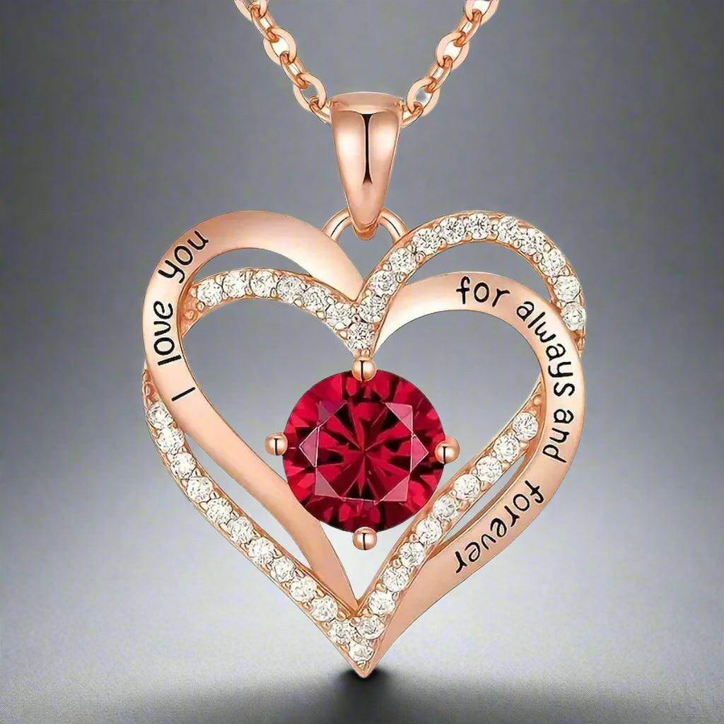 Luxurious Rose Gift Box Necklace