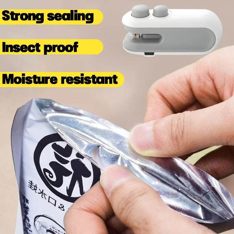 Mini Bag Sealer 2-in-1