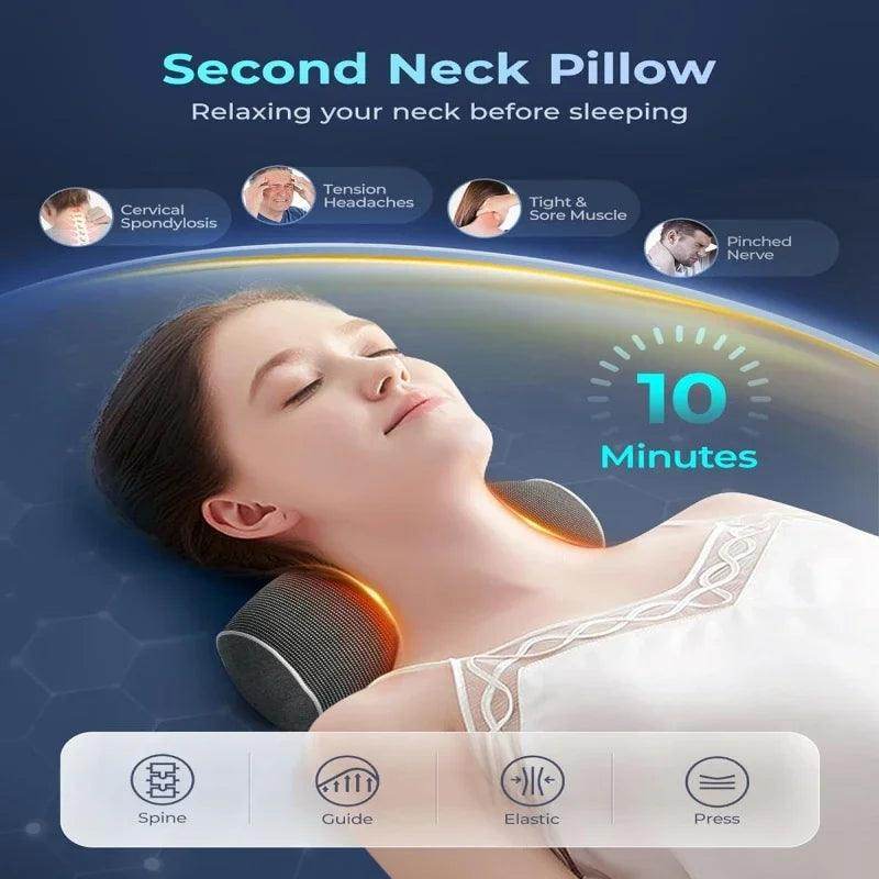 Electric Massager Pillow for Heating Vibration Pain Relief Massage