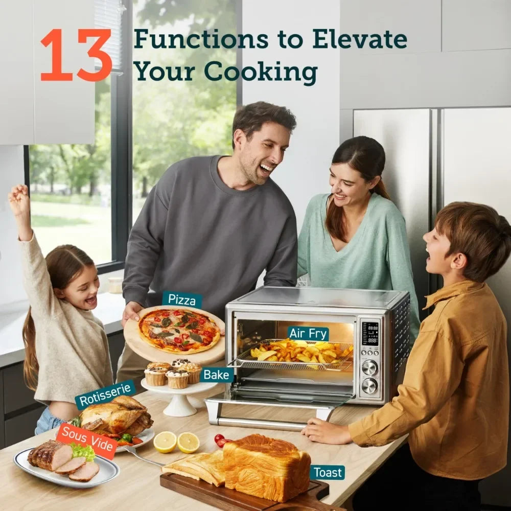 13-in-1 Air Fryer Toaster Oven Combo – Ships in 48H from the US