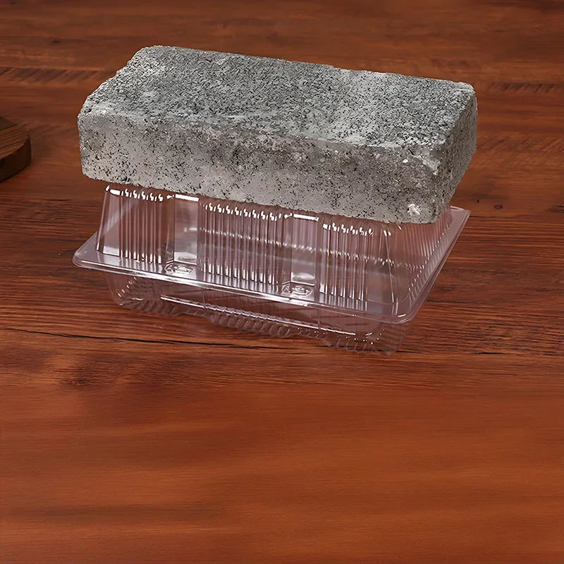 50-Pack Disposable Pastry Boxes - Super Bowl Dessert Containers for Cupcakes & Cookie Gifting