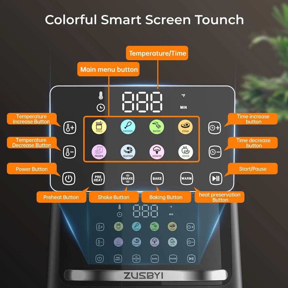 12L Air Fryer with Smart Screen