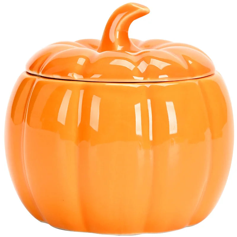 Ceramic Pumpkin Jar