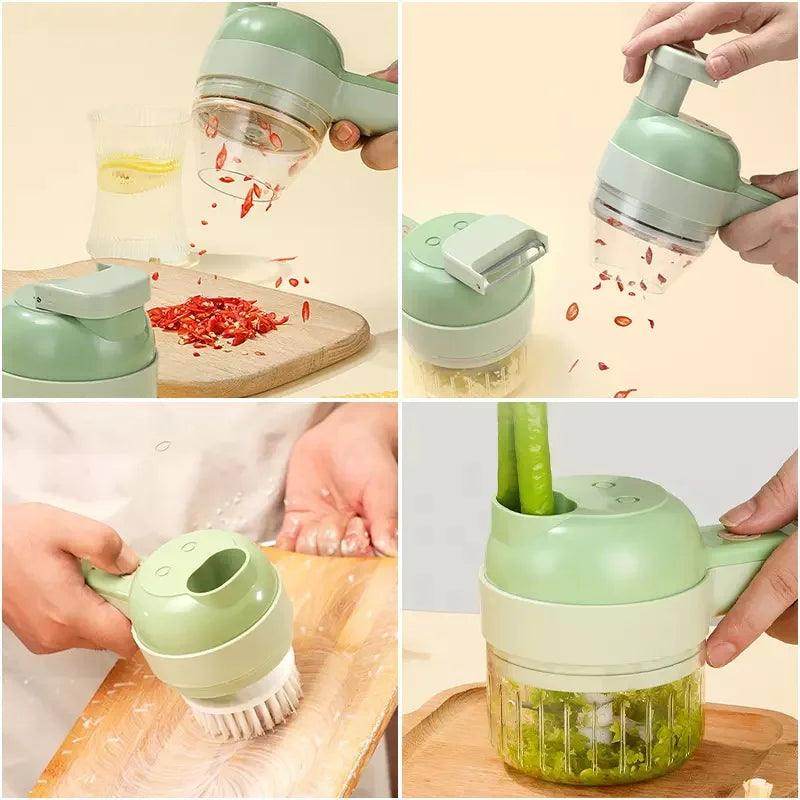 4 In 1 Slicer Garlic Masher mini chopper blender