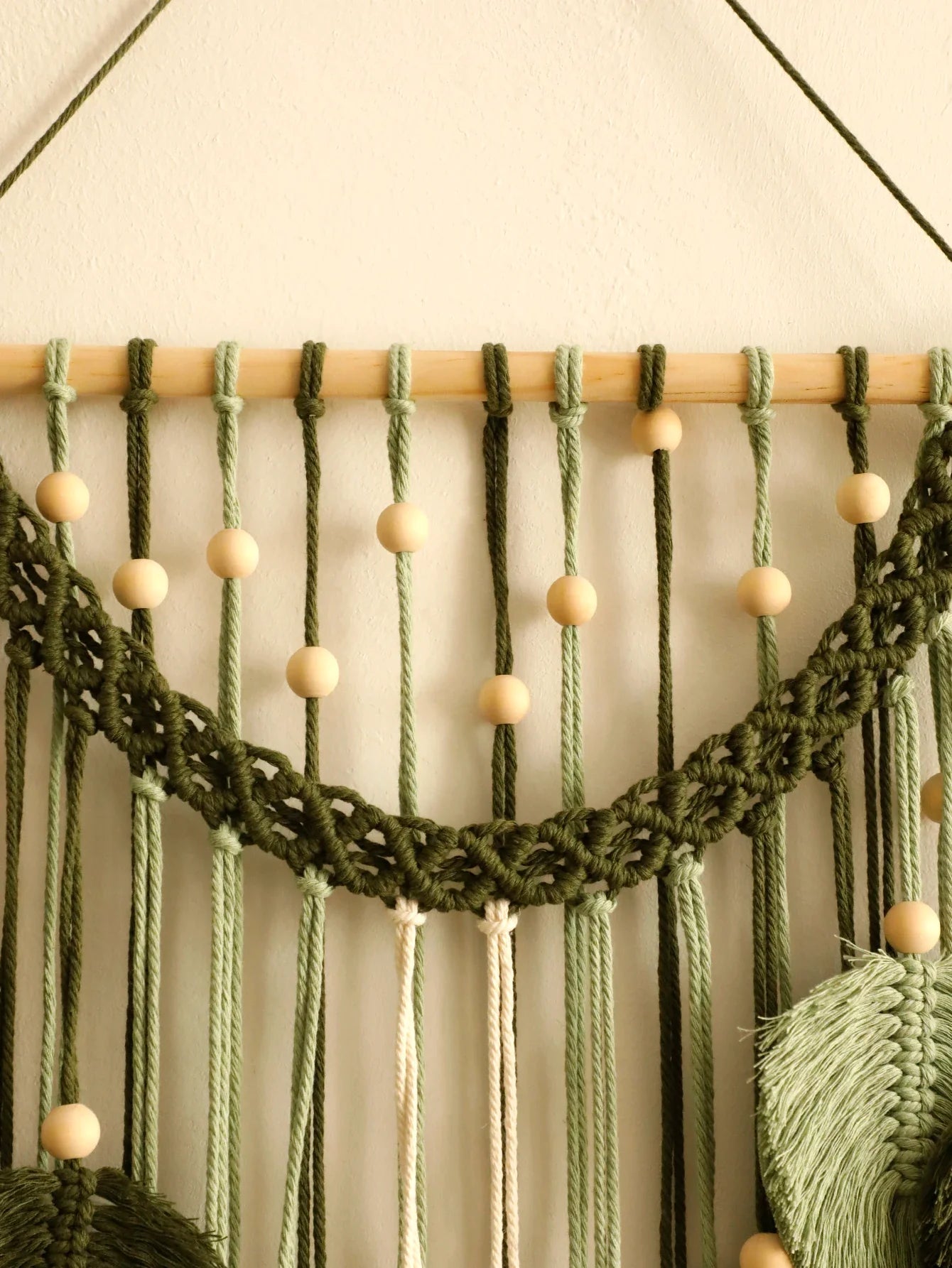 Leaves Hand-Woven Macrame Tapestries