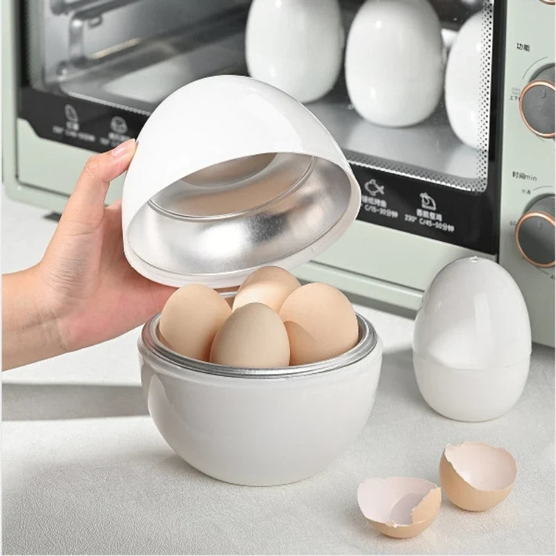 🥚 Microwave Egg Steamer – Cook 4 Eggs in 5 Minutes
