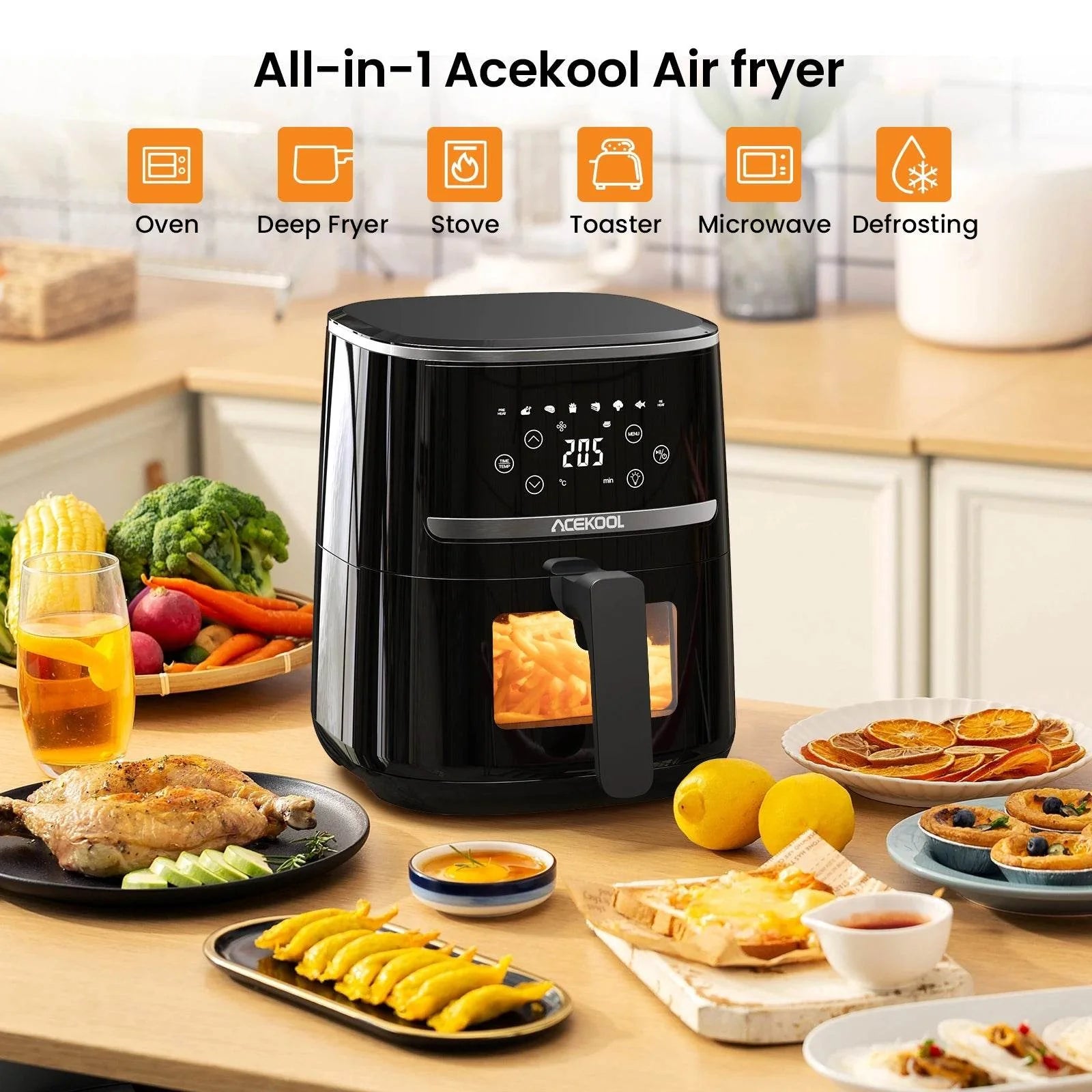 5-Quart Digital Air Fryer Toaster Oven