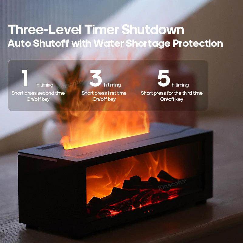 Fireplace Flame effect aroma diffuser