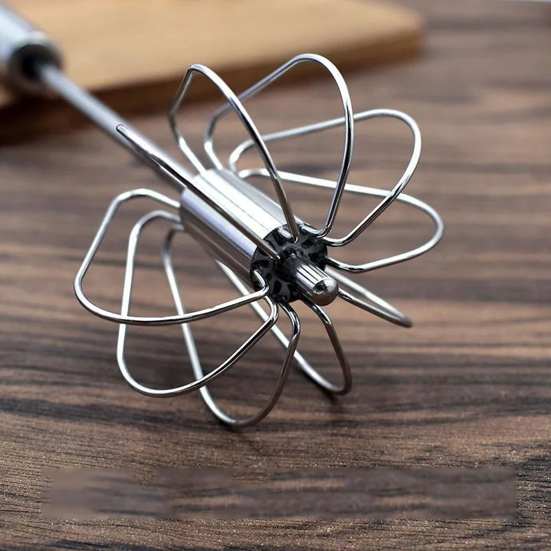 Semi-Automatic Stainless Steel Egg Beater