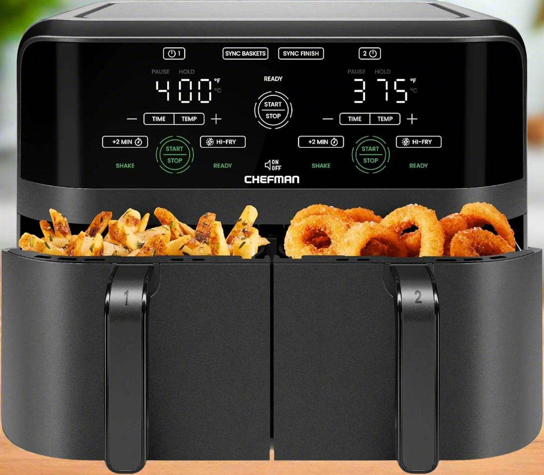 6-Quart Dual Basket Air Fryer