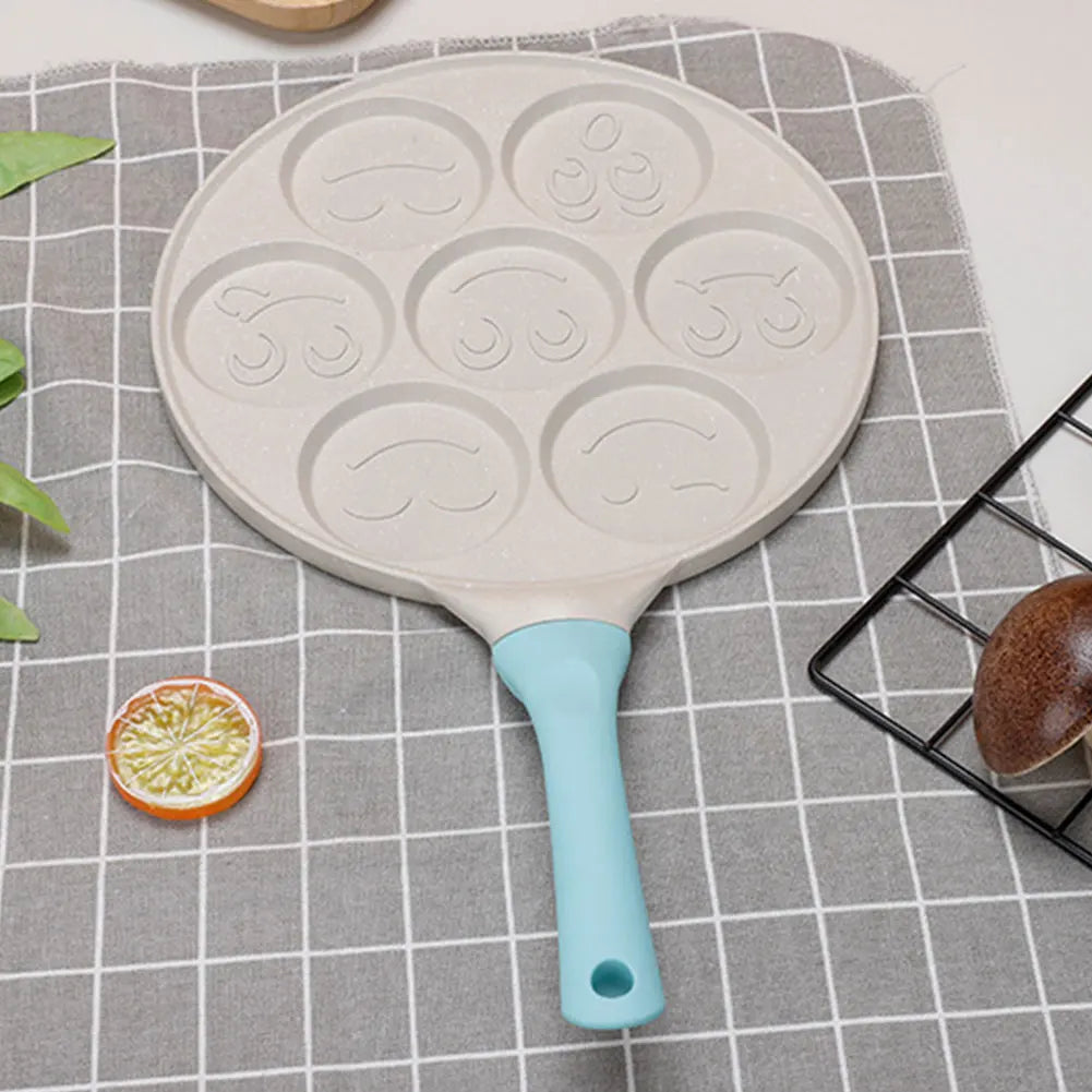 7/4 Cups Pancake Pan Egg Omelet Crepe Frying Pan Non-stick Griddle Pancake Maker Mini Pancakes Maker for Kids Breakfast