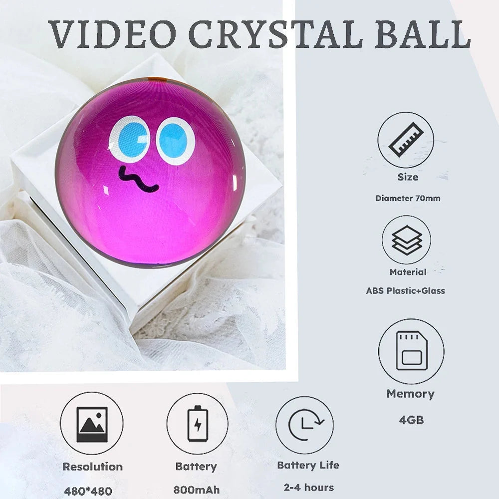 🔮 3D Crystal Ball Digital Video Album