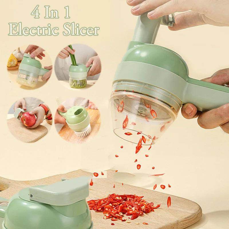 4 In 1 Slicer Garlic Masher mini chopper blender
