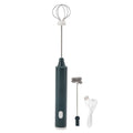 Clearance Deal Electric Whisk 2 Stainless Steel Heads Mini Cordless Multifunction Coffee Milk Frother Waterproof Stirring Tool