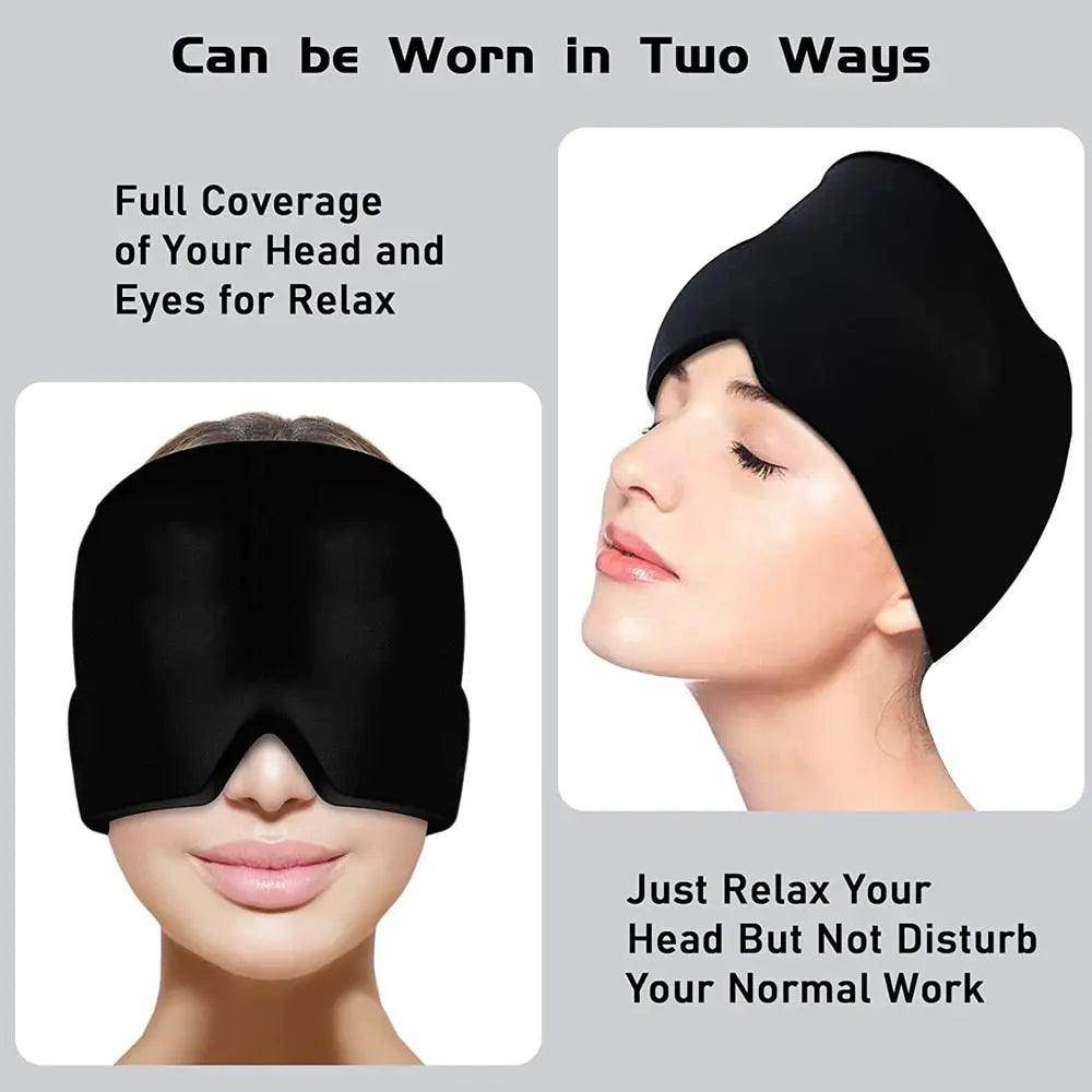 Migraine relief cap Headband with Cold Gel