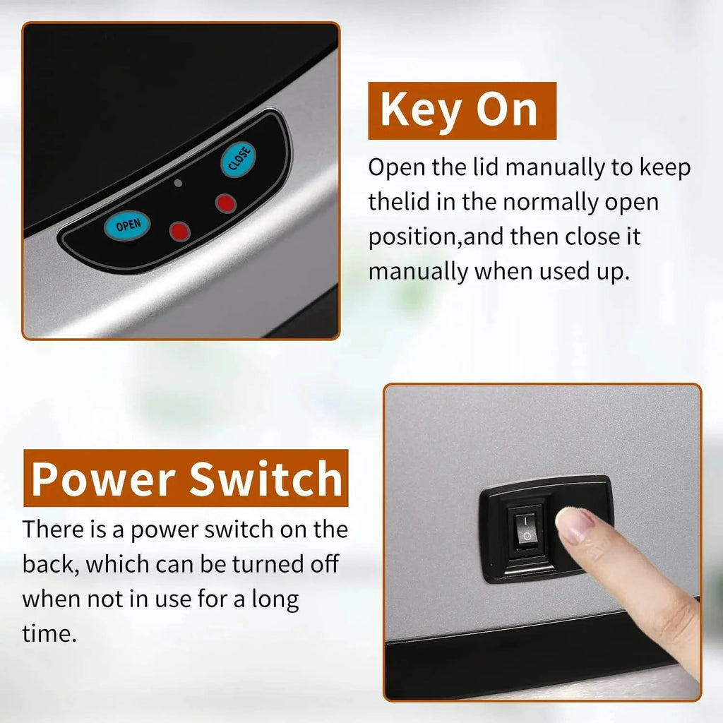 Motion Sensor Trash Can – Hands-Free, Hygienic & Stylish