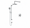 Riobel 30 Round Shower Kit: 2-Way System with Hand Shower and Shower Head