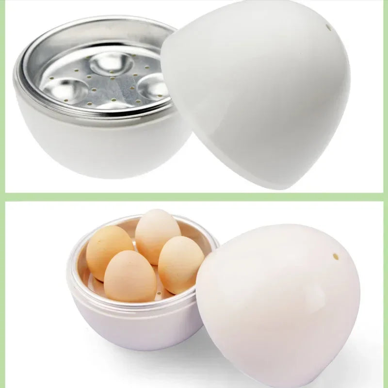 🥚 Microwave Egg Steamer – Cook 4 Eggs in 5 Minutes