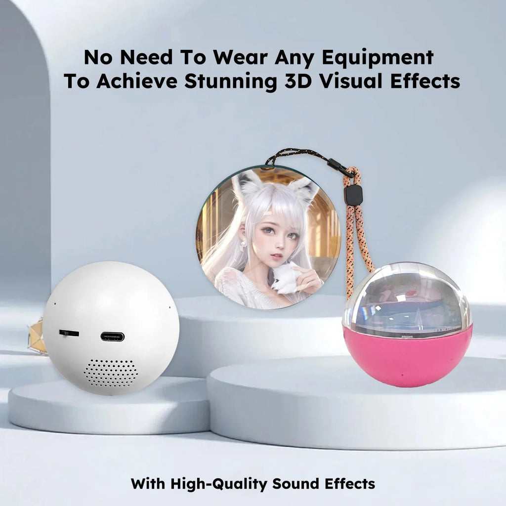🔮 3D Crystal Ball Digital Video Album