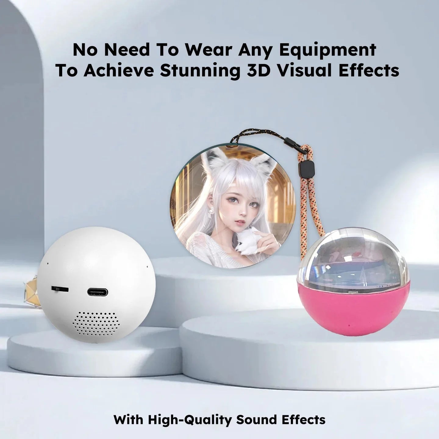 🔮 3D Crystal Ball Digital Video Album