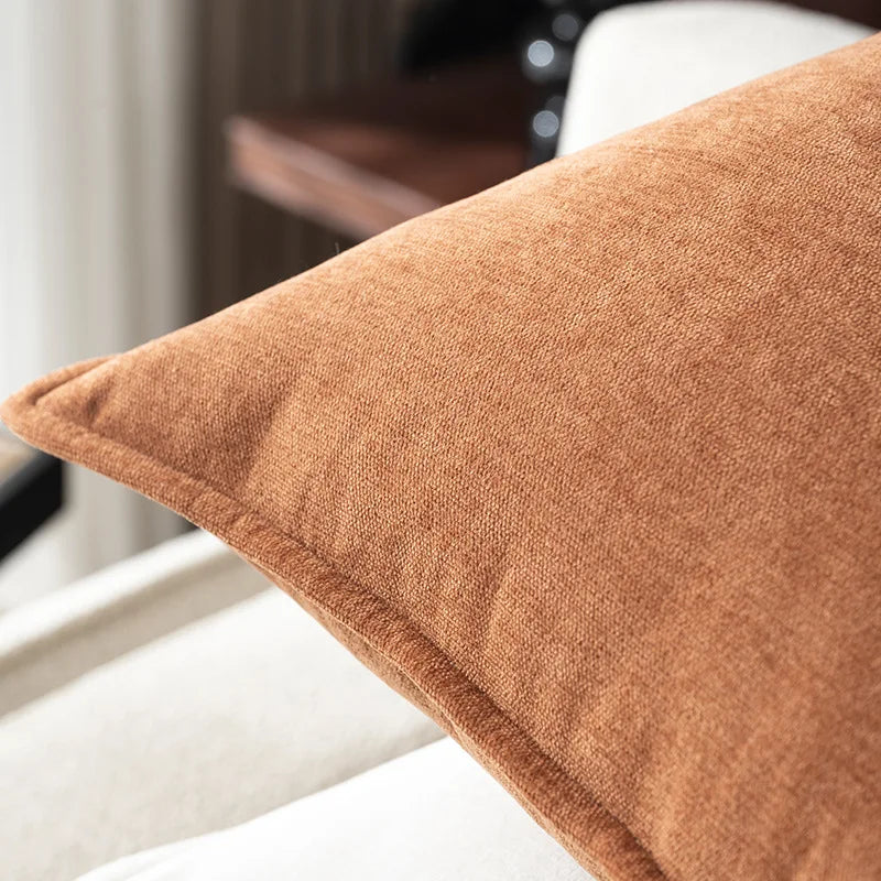 Retro Chenille Throw Pillow Cover