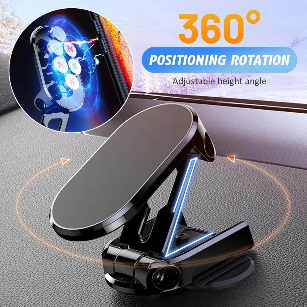 Magnetic phone holder for car