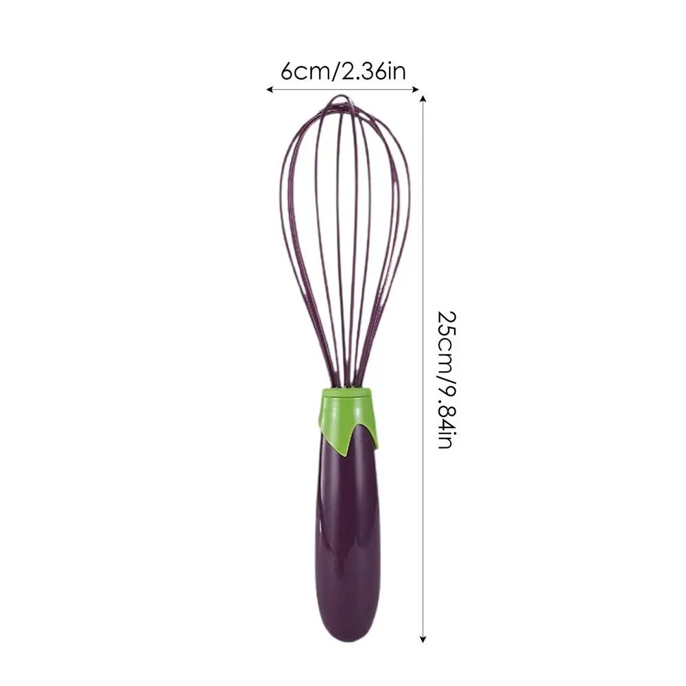 Silicone Whisk For Mixing Heat Resistant Egg Whisks Silicone Balloon Whisk Handle Beater Blender For Non-Stick Cookware Safe Non