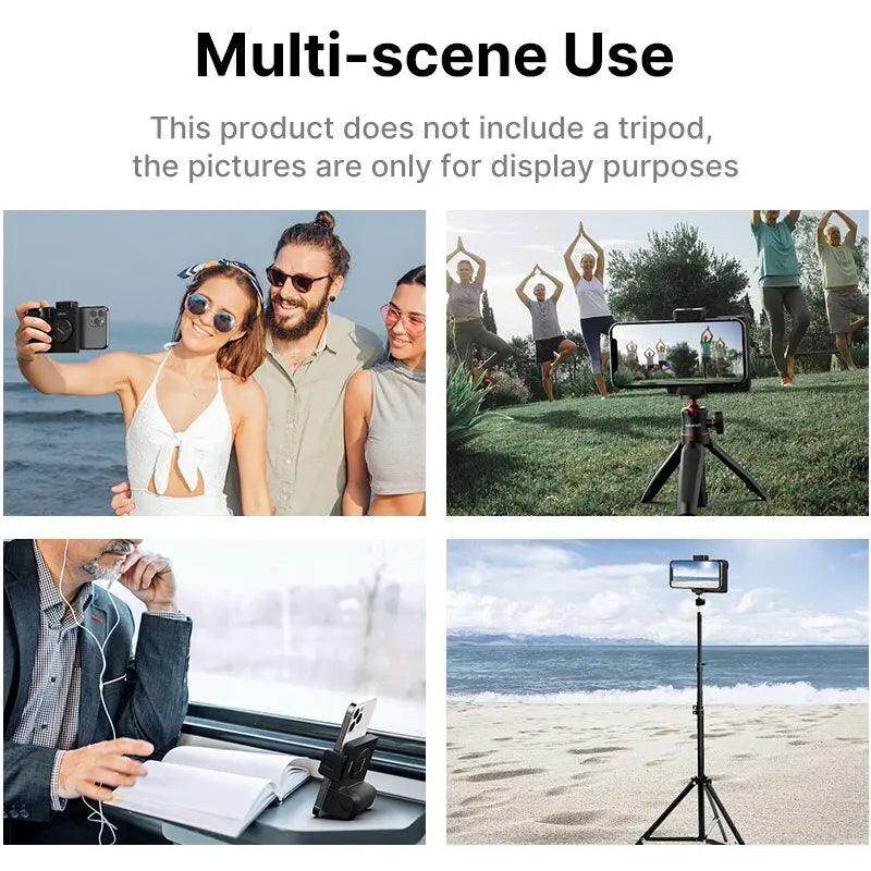 Bluetooth Handheld Selfie Stick Grip Phone Shutter