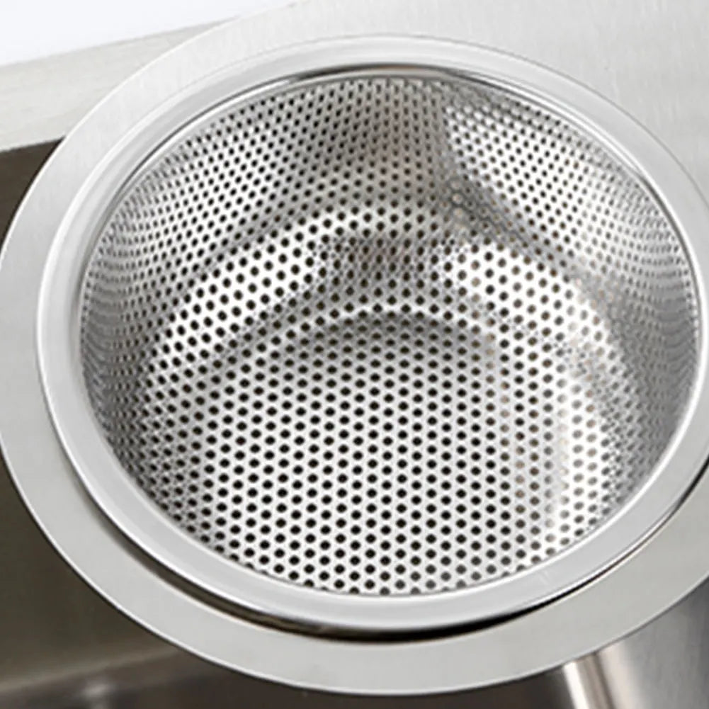 1/2 PCS Stainless Steel Sink Garbage Filter Colander Drain Basket Drain Rack for Filter Kitchen Waste & Wash Vegetables Fruits
