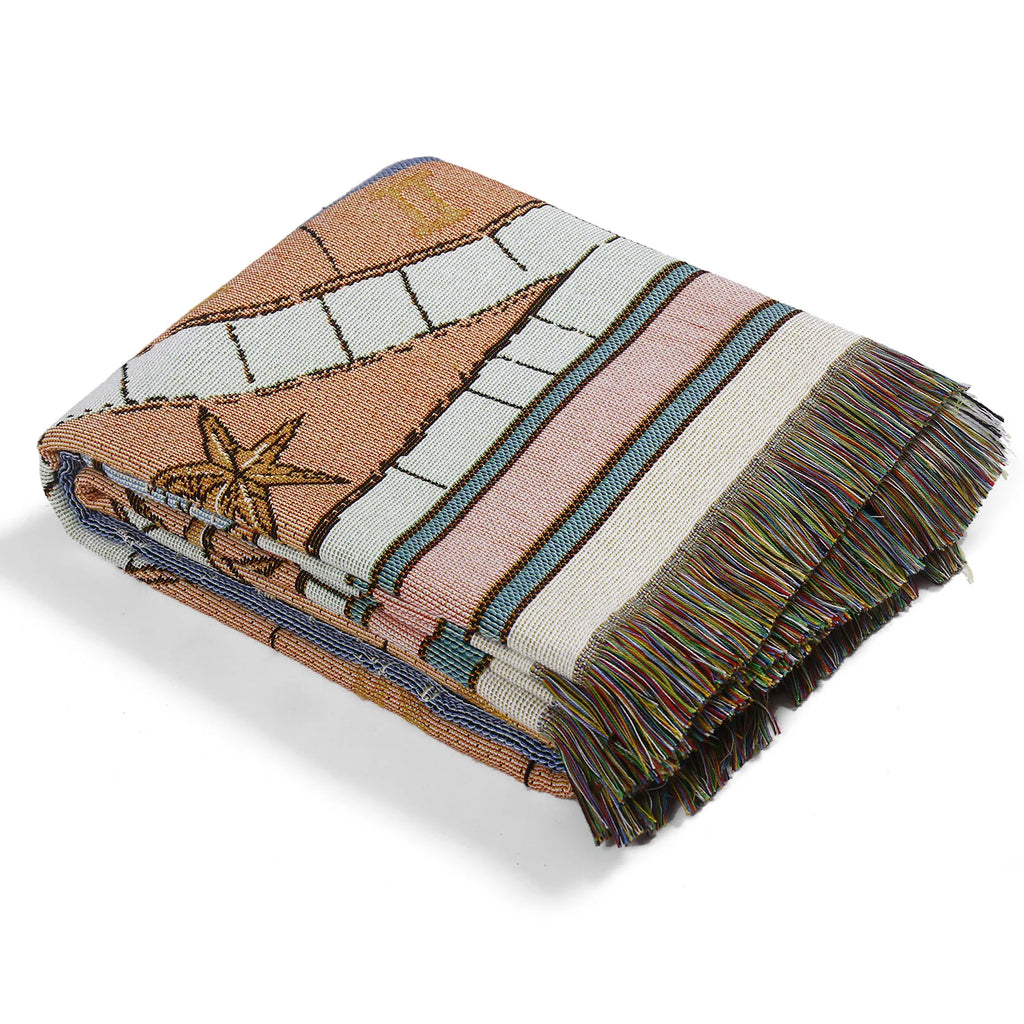 Boho Woven Tarot Throw Blanket
