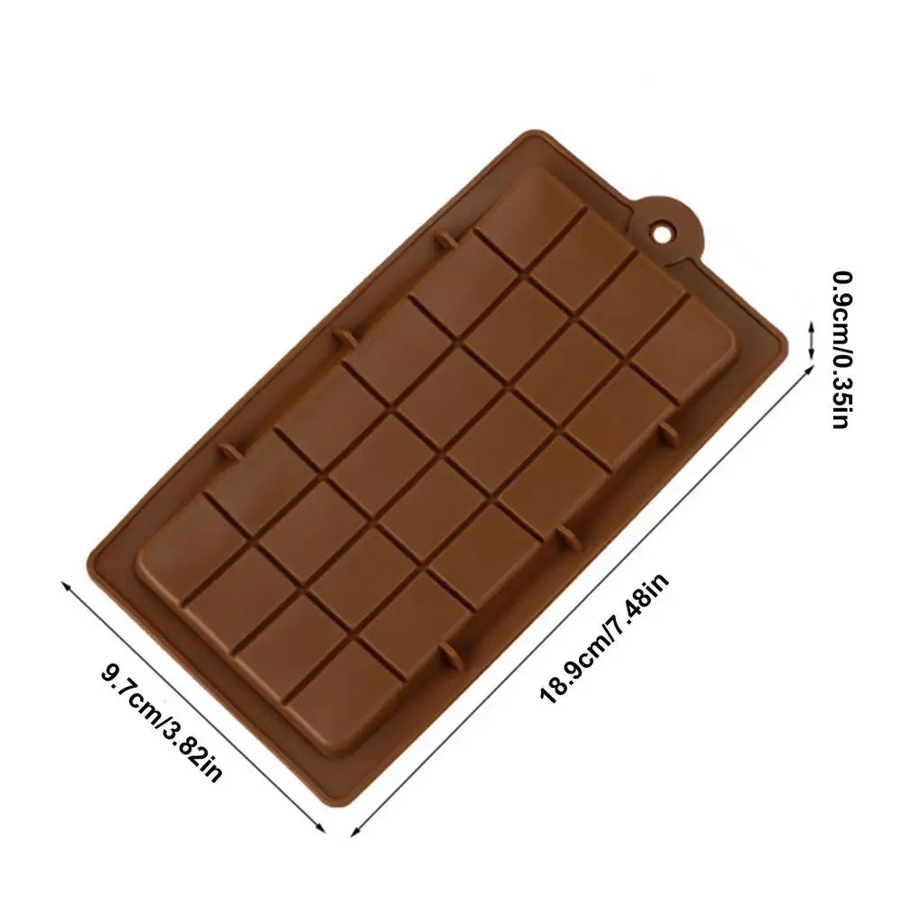 Chocolate Molds Bakeware Cake Molds High Quality Square Eco-friendly Silicone mold DIY Food Grade 24 Cavity Candy Tools