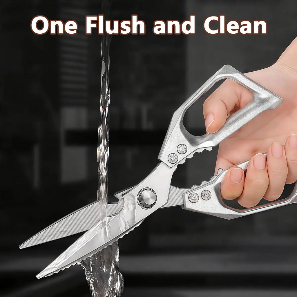 Stainless Steel Kitchen Shears – Multifunctional Food Scissors for Cutting Vegetables, Meat, Fish & Everyday Cooking Tasks