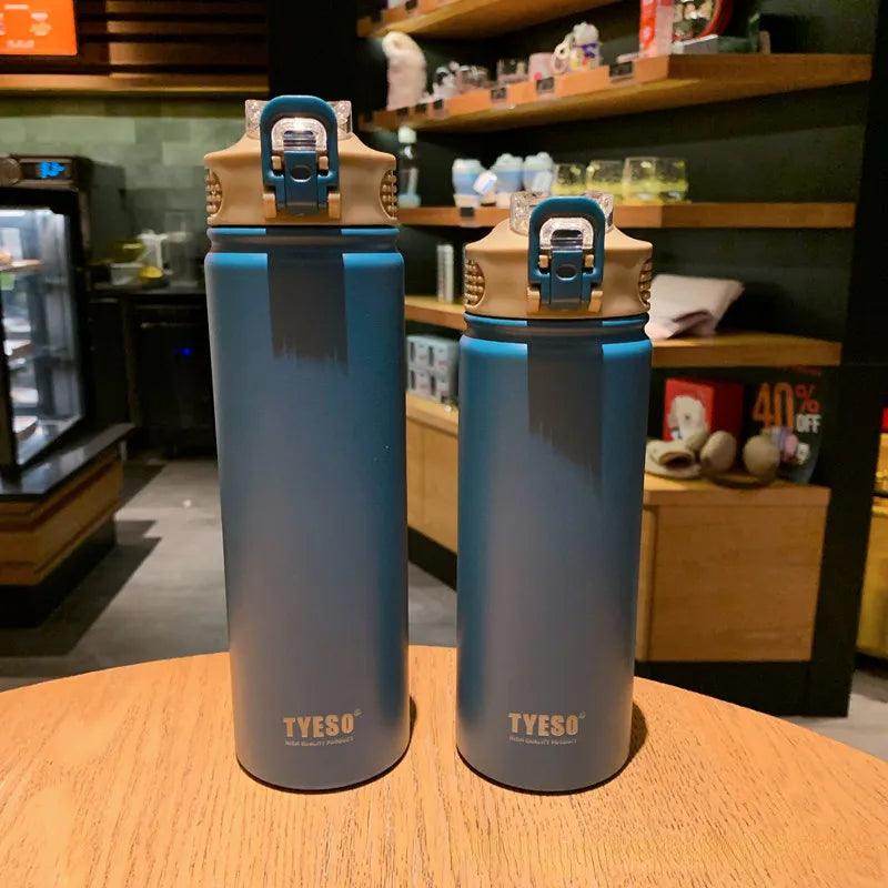 Thermos Bottle with Straw Vacuum Flask