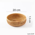 Handwoven Rectangular Rattan Wicker Basket