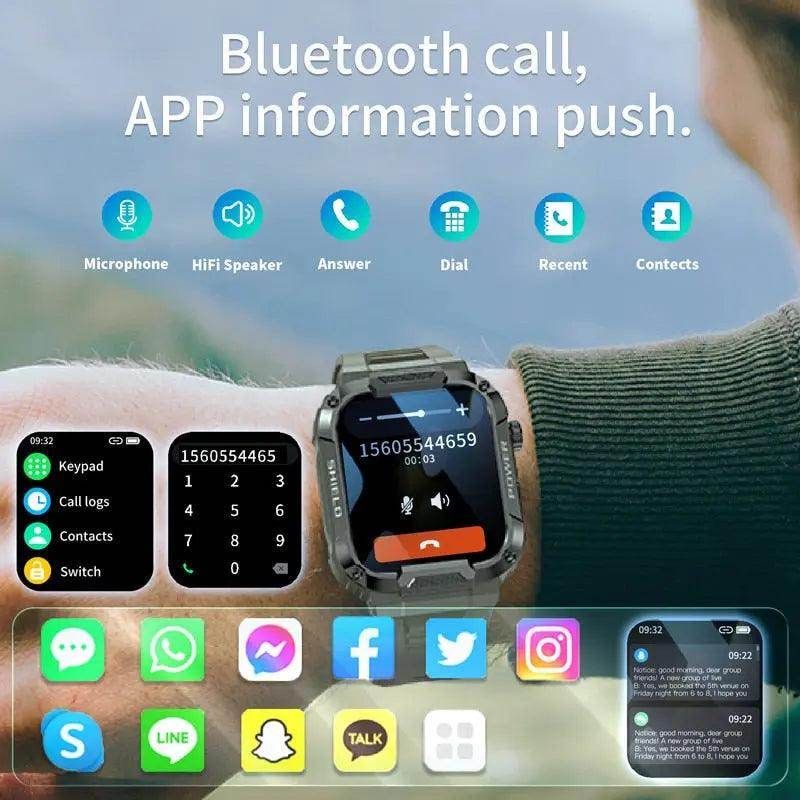 Military Android smartwatch for Men