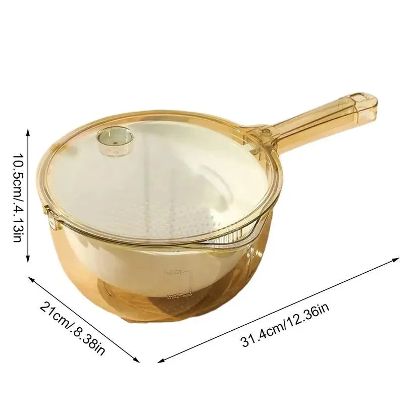 🥦 Creative Multifunctional Draining Basket with Spout
