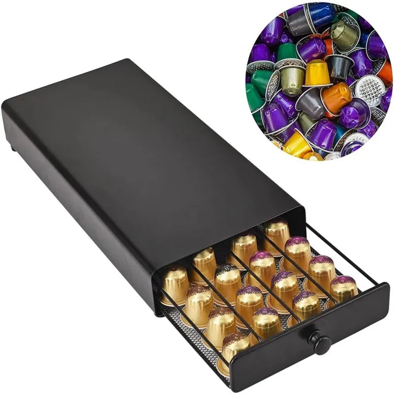 ☕ 40 Nespresso Pods Coffee Drawer Holder