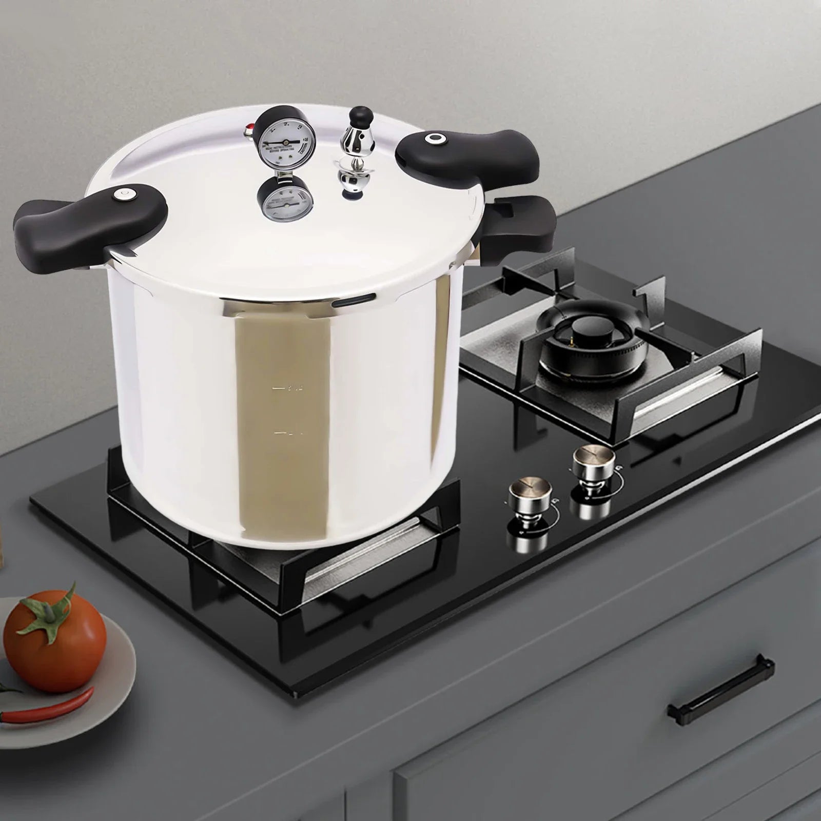 22L Commercial Stainless Steel Pressure Cooker – 90KPa Explosion-Proof Large Capacity Pot for Gas Stoves